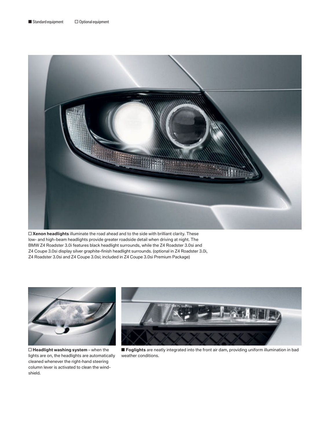 2008 BMW Z4 Brochure Page 18